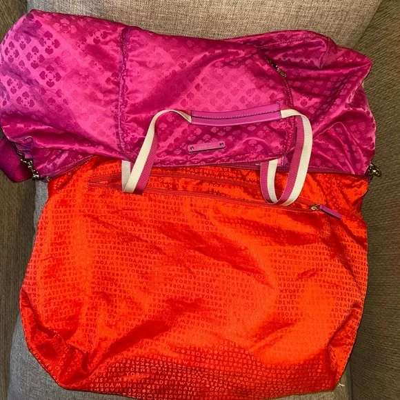 Kate Spade Pink Quilted Travel Bag - Picture 4 of 11